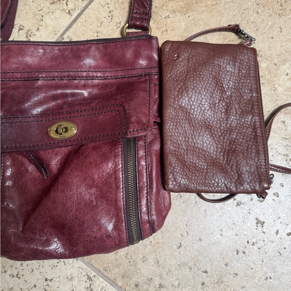 Fossil leather crossbody - Picture 10 of 10